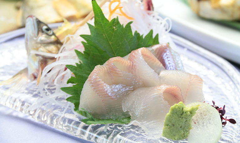 鮎料理スライダー写真
