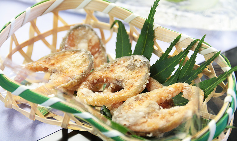 鮎料理スライダー写真
