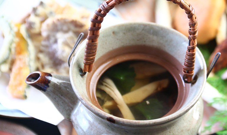 きのこ料理スライダー写真