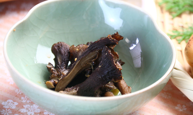 きのこ料理スライダー写真