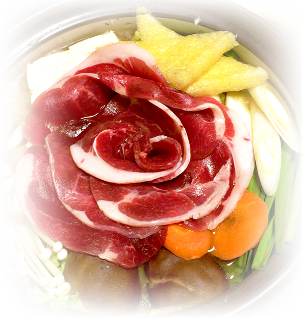 イノシシ鍋写真